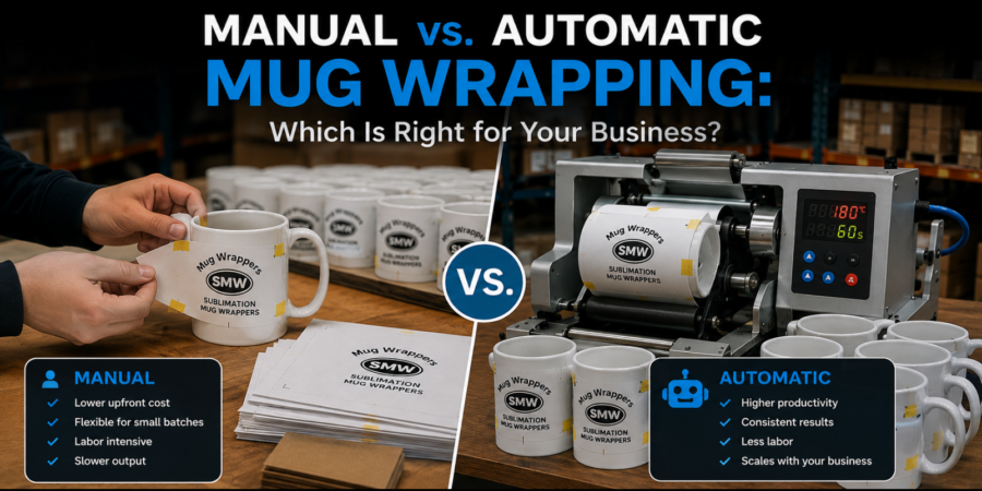 Manual vs. Automatic Mug Wrapping: Which Is Right for Your Business?