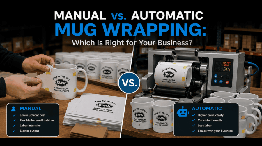 Manual vs. Automatic Mug Wrapping: Which Is Right for Your Business?